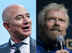 Final frontier: Billionaires Branson and Bezos bound for space