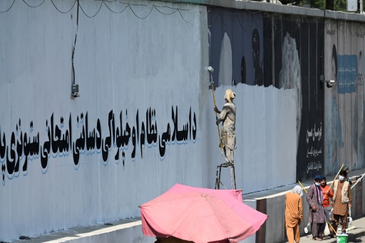 Afghan art activist defiant as Taliban erase Kabul murals