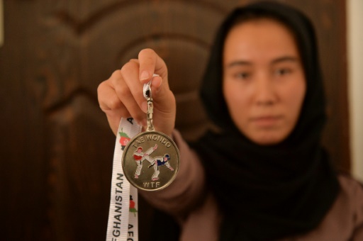 Afghan women taekwondo fighters feel defeated by Taliban