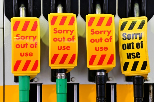 Fuel pumps run dry in UK as govt blames panic buying