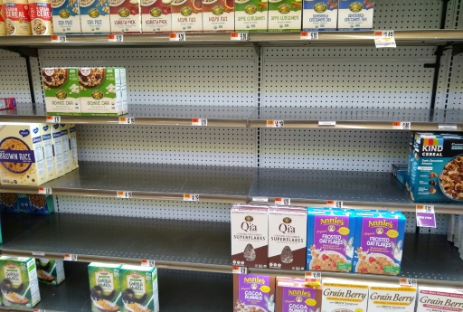 Supermarket shelves go bare as Omicron disrupts US