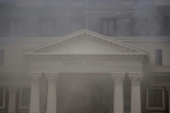 Huge fire brings down roof at South Africa parliament.jpg