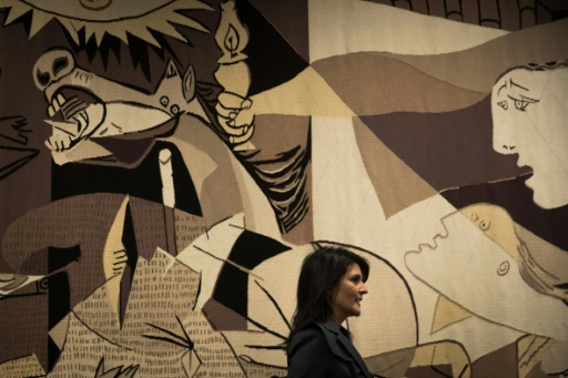 A year after it vanished, famed 'Guernica' tapestry returns to UN