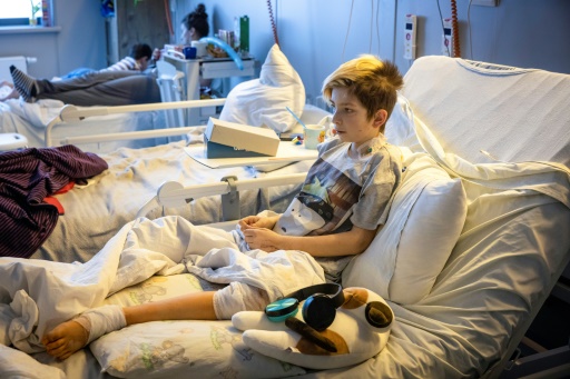 Children's hospital in Kyiv faces 'terrible' trauma of war