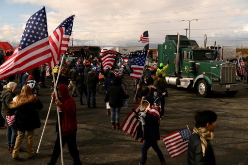 US truckers launch 'The People's Convoy' in pandemic protest