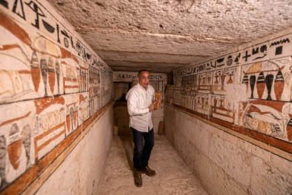 Egypt unveils five ancient tombs in Saqqara necropolis.jpg