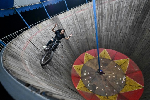 'Princess of the Wall of Death': Indonesian daredevil defies gravity and stereotypes