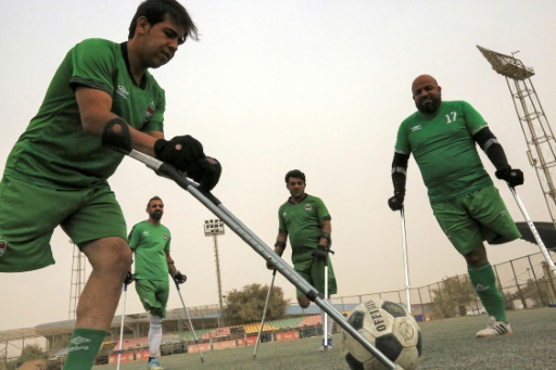 For Iraqi amputees football team, healing is the goal