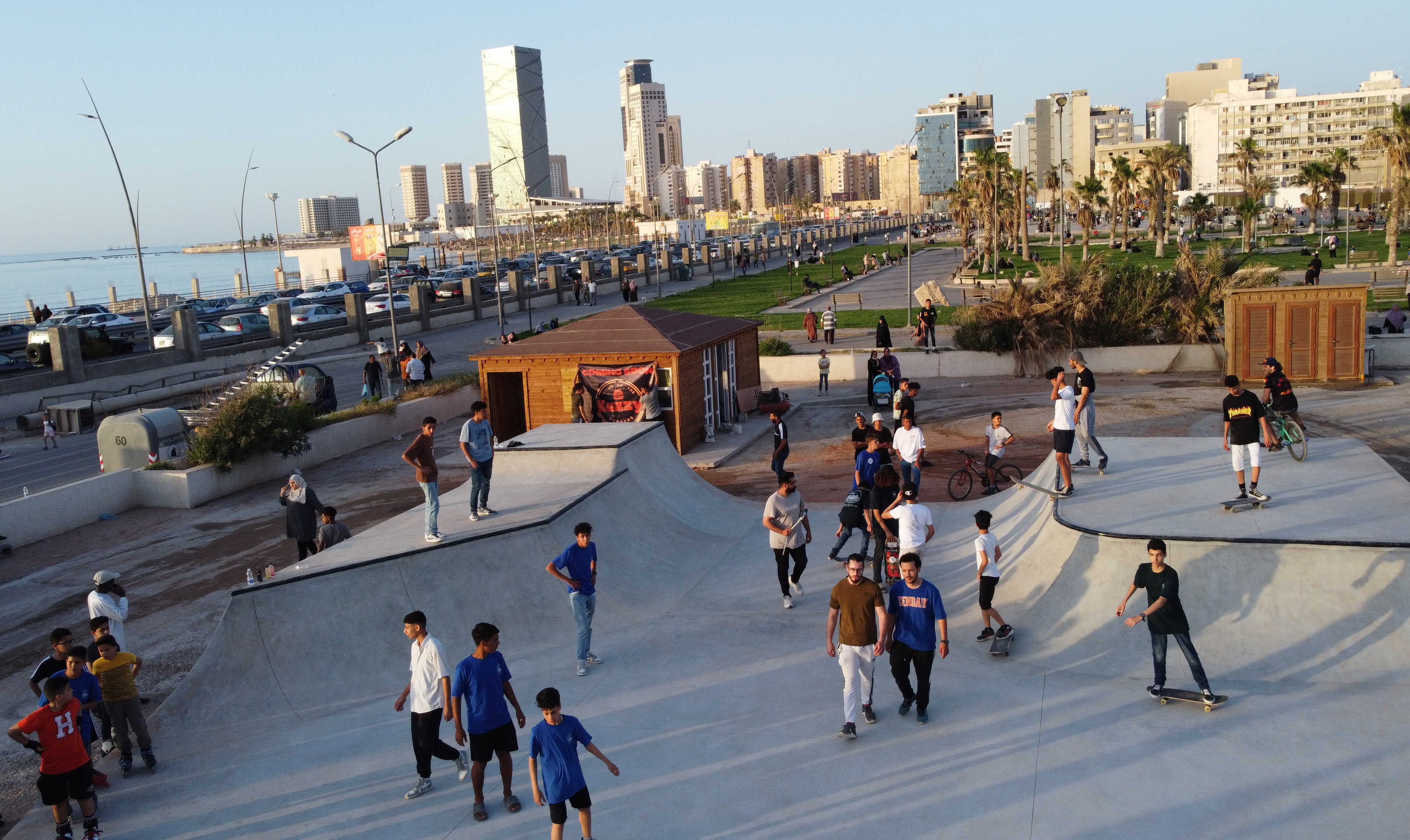 Boards against boredom: Libya rolls out first skatepark