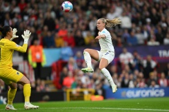 Record crowd sees England women winning start at Euro 2022.