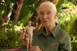 Mattel unveils Jane Goodall Barbie, complete with chimp