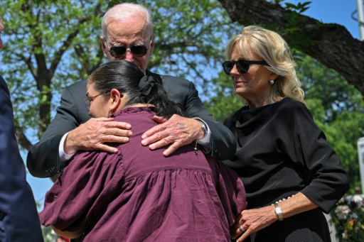 Heartbroken Texas school massacre town begs Biden to 'do something'