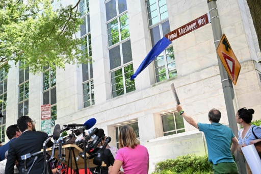 Saudi embassy in Washington now on 'Jamal Khashoggi Way'