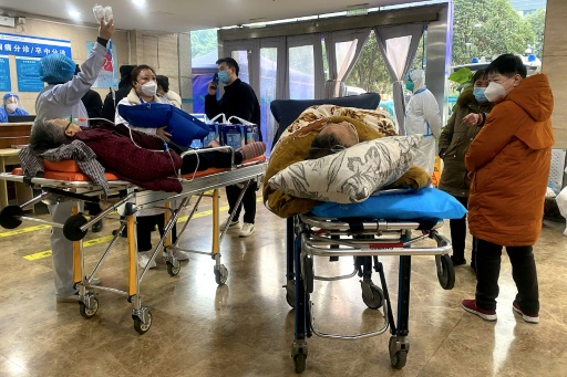 Elderly Covid patients fill hospital wards in China's major cities