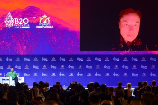 Musk sees aliens, tunnels in a candlelit G20 vision of the future