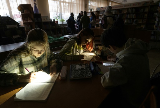 Library offers refuge and recovery in war-scarred Ukraine town