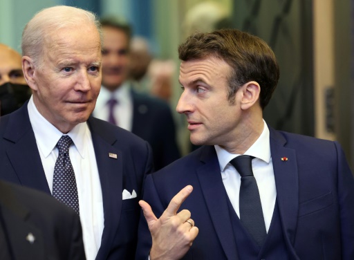 Trade tensions overshadow Macron's showy White House visit