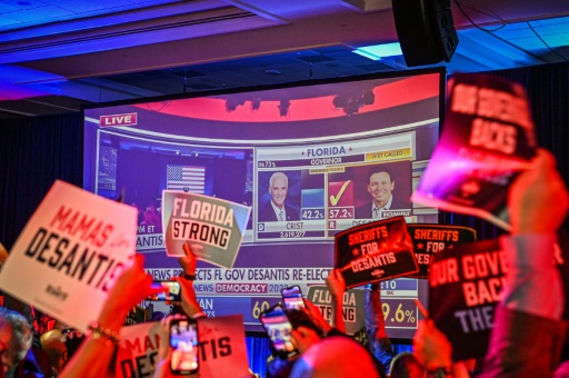 Divided America votes on Biden as Florida governor scores big