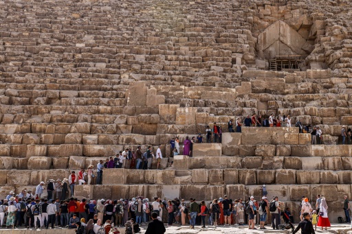 Egypt unveils hidden corridor in Giza pyramid