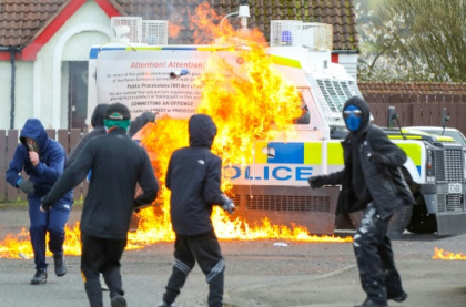 N.Ireland marks 25 years of peace, but police come under attack.jpg