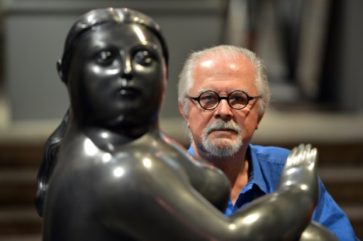 Colombian wake for artist Botero before burial in Italy