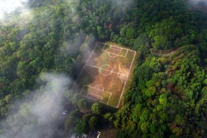 Mexican volcano crater home to 'unique' football pitch.jpg