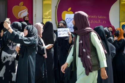 Afghan women protest against beauty parlour ban.jpg