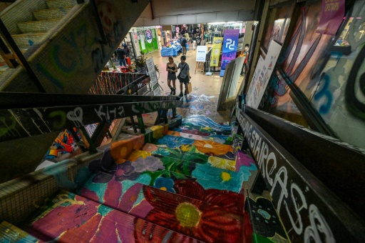 Abandoned Singapore mall becomes unlikely art haven