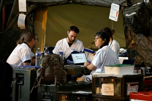 Wounded Gazans get medical care on French hospital ship