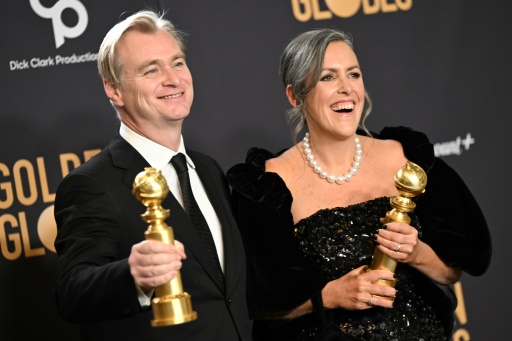 'Oppenheimer' tops Golden Globes on bittersweet night for 'Barbie'