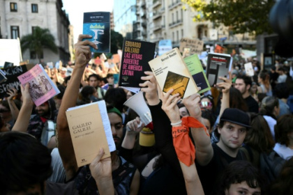 Large crowds march against Argentina public university cuts.jpg