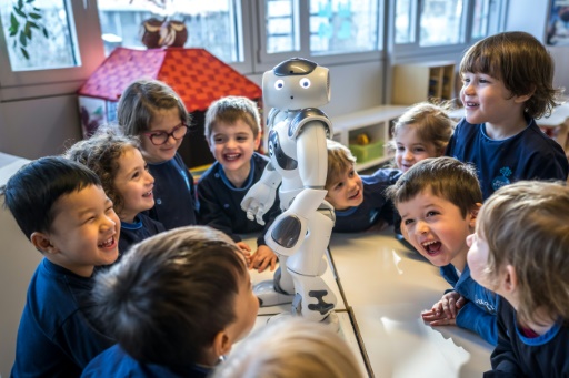 Swiss nursery lets robot do the talking