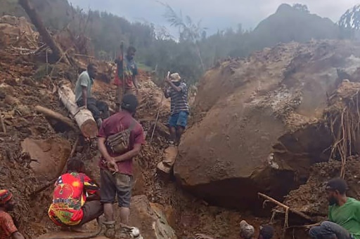 Aid reaches Papua New Guinea landslide site