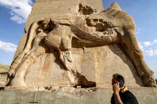 The stone-eaters that threaten Iran's ancient Persepolis