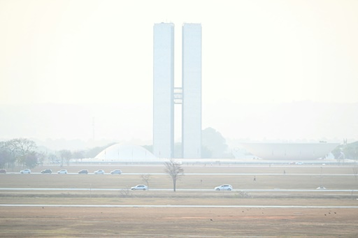 Used to fresh air, Brazil's modernist capital chokes on wildfire smoke