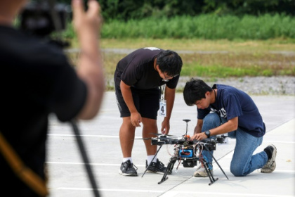 Taiwan students design drones for mock battle, as China threat looms.jpg