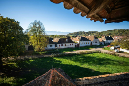 The Transylvanian village of Cincsor lies at the foot of Romania's Carpathian mountains