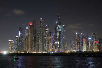 Dubai's marina, a favourite haunt of exiled drug barons who live there