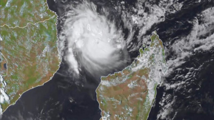 Cyclone Chido raged over Mayotte and passed on to Mozambique