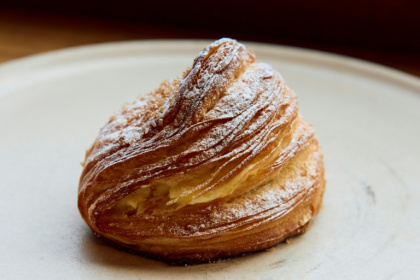 Brits love their traditional mince pies at Christmas time, but new twists such as this croissant dough, filled with classic mincemeat and citrus and ginger-flavoured cream, are raising eyebrows