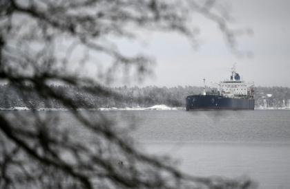 The Oil tanker Eagle S is suspected of sabotaging cables linking Finland and Estonia