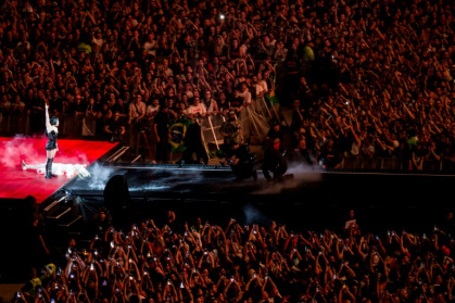 US pop star Lady Gaga performs during her concert at Copacabana Beach in Rio de Janeiro - Daniel RAMALHO (AFP) US pop star Lady Gaga performs during her concert at Copacabana Beach in Rio de Janeiro - Daniel RAMALHO (AFP)